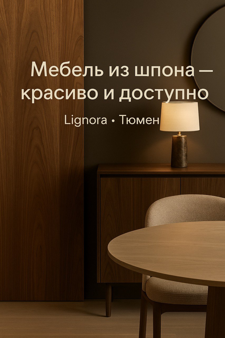 мебель из шпона на заказ в Тюмени
